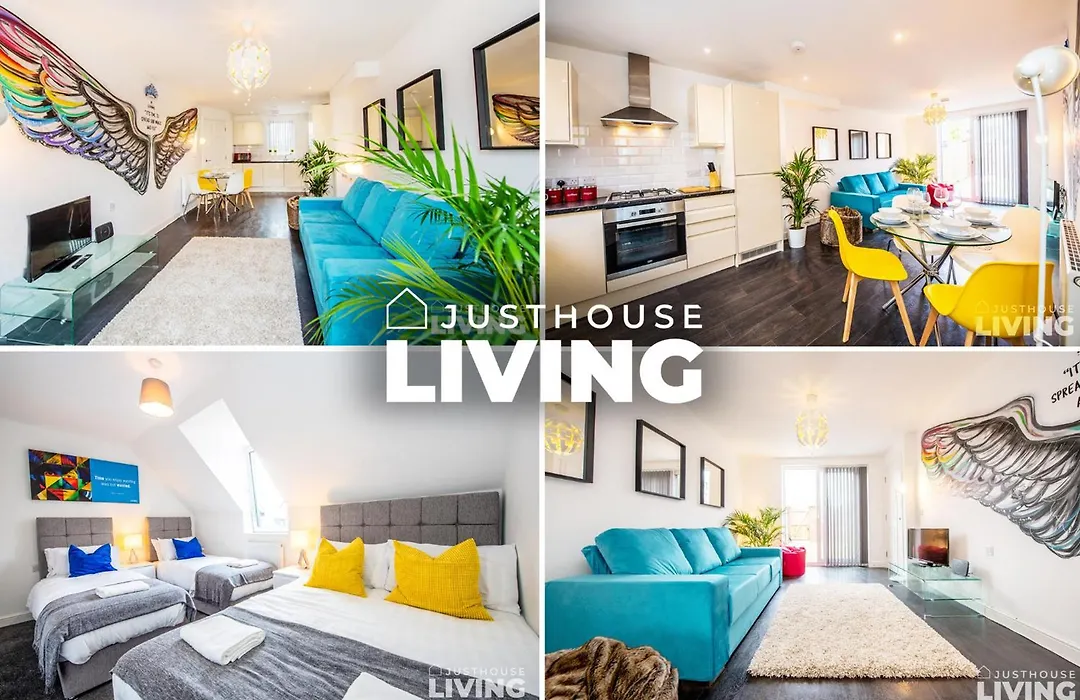 New Spacious Townhouse - Sleeps 12 - Free Private Parking - Nr Centre-1