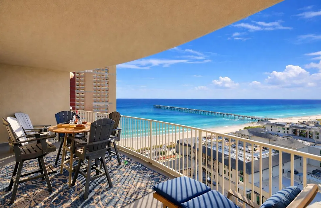 Pier Park Condo Gulf View Pool-1