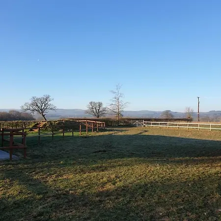 Ruth'S Retreat Shropshire Countryside Lodge With Private Hot Tub & Great Views-3