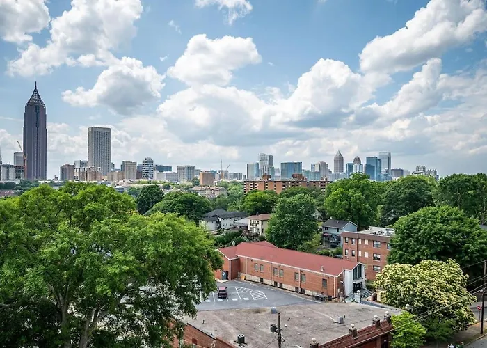 Downtown New-Built Roof-Top Balcony City View 525Pkwy502 Atlanta