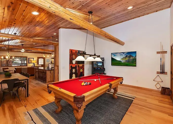 Elk Lodge Hot Tub Game Room Big Bear Lake