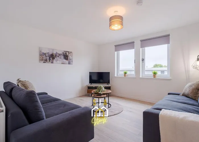 Merkland Stay - Sja Stays - Modern 2 Bed Apartment Aberdeen