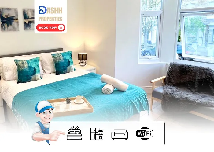 Two Bedroom Apartment By Dashh Properties Short Lets & Serviced Accommodation In Shepherds Bush With Free Wifi London