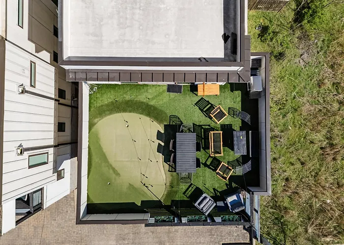 8Min To Downtown With Rooftop Golf Grill And Firepit Nashville