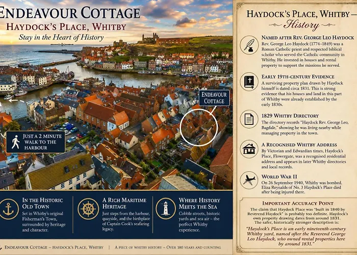 Endeavour Cottage Whitby Quiet Old Yard Fishermans Cottage